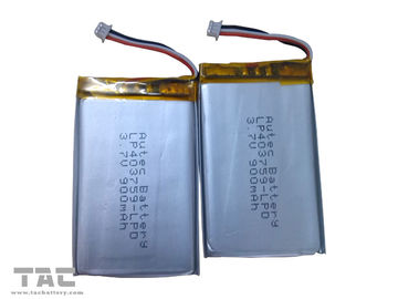 Lithium Polymer Battery Pack   LP403759 3.7v 900mah for Table PC